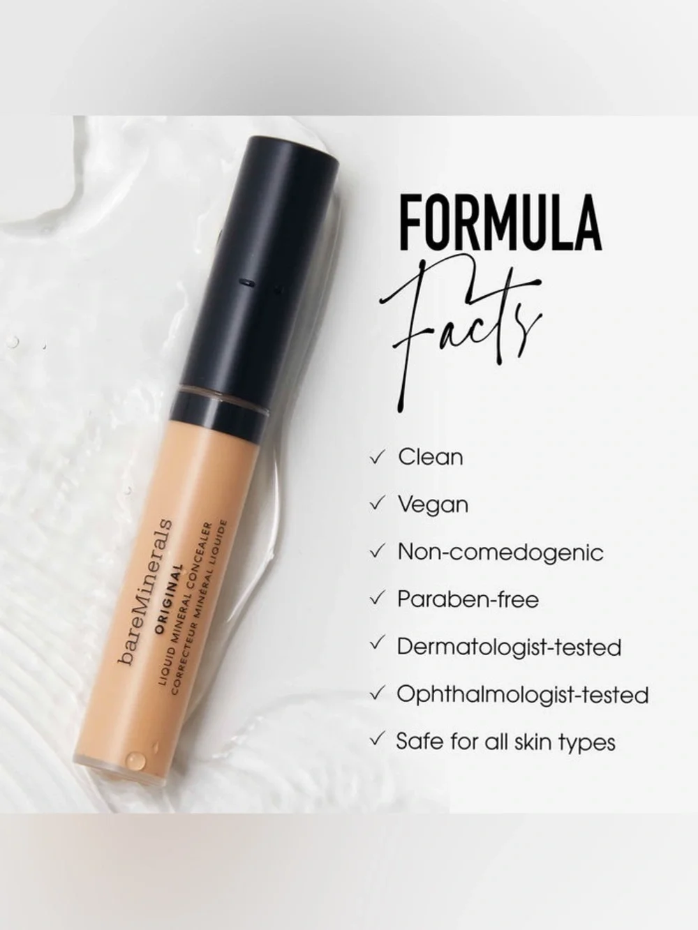 🆕 bareMinerals Original Liquid Mineral Concealer — Tan 4n